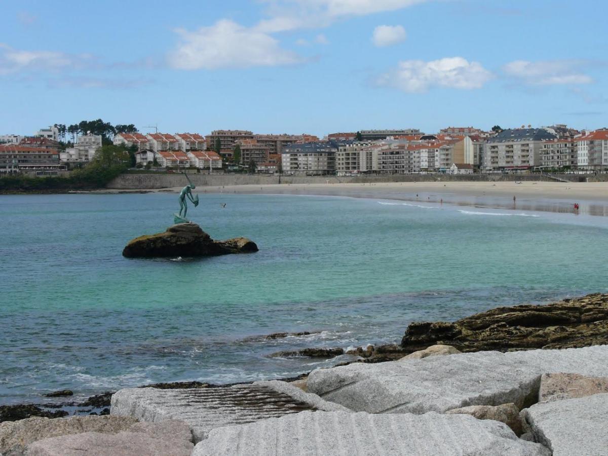 Hotel Pipo Sanxenxo Bagian luar foto